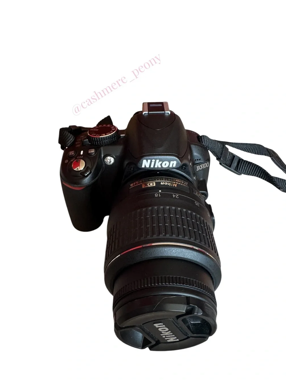 Nikon D3100 DSLR Camera Bundle AF Kit 18-55mm Lens Bag Manual Battery 32GBMemory